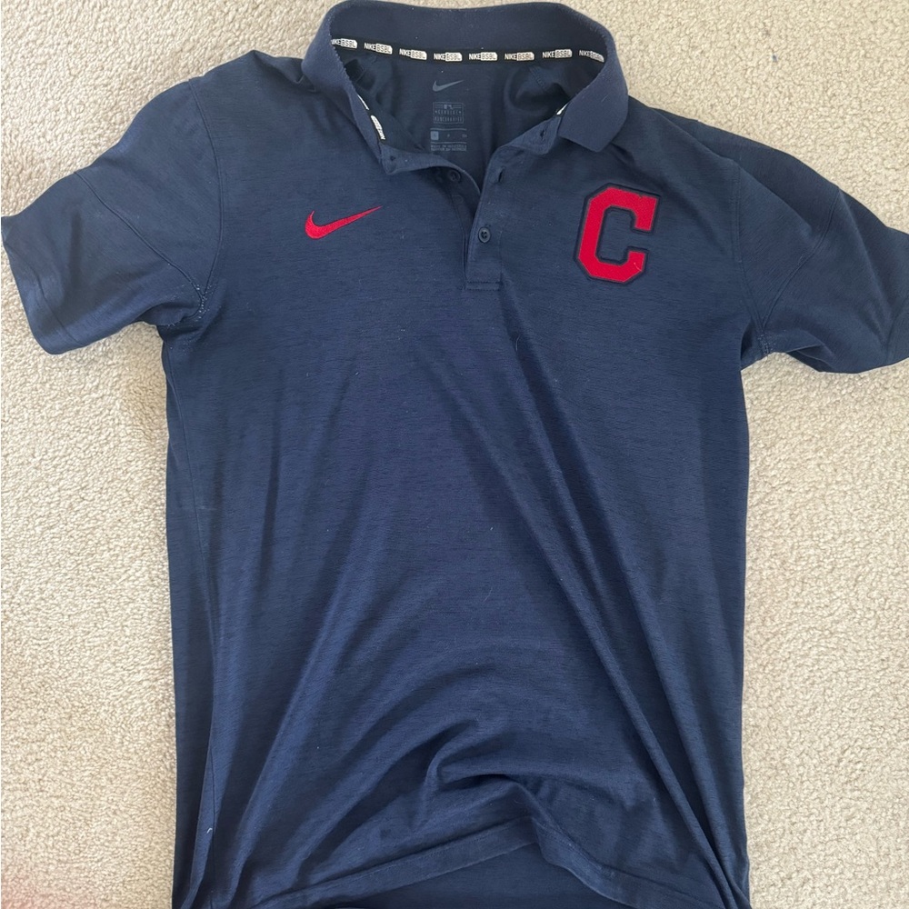 Cleveland Guardians Nike Polo Small